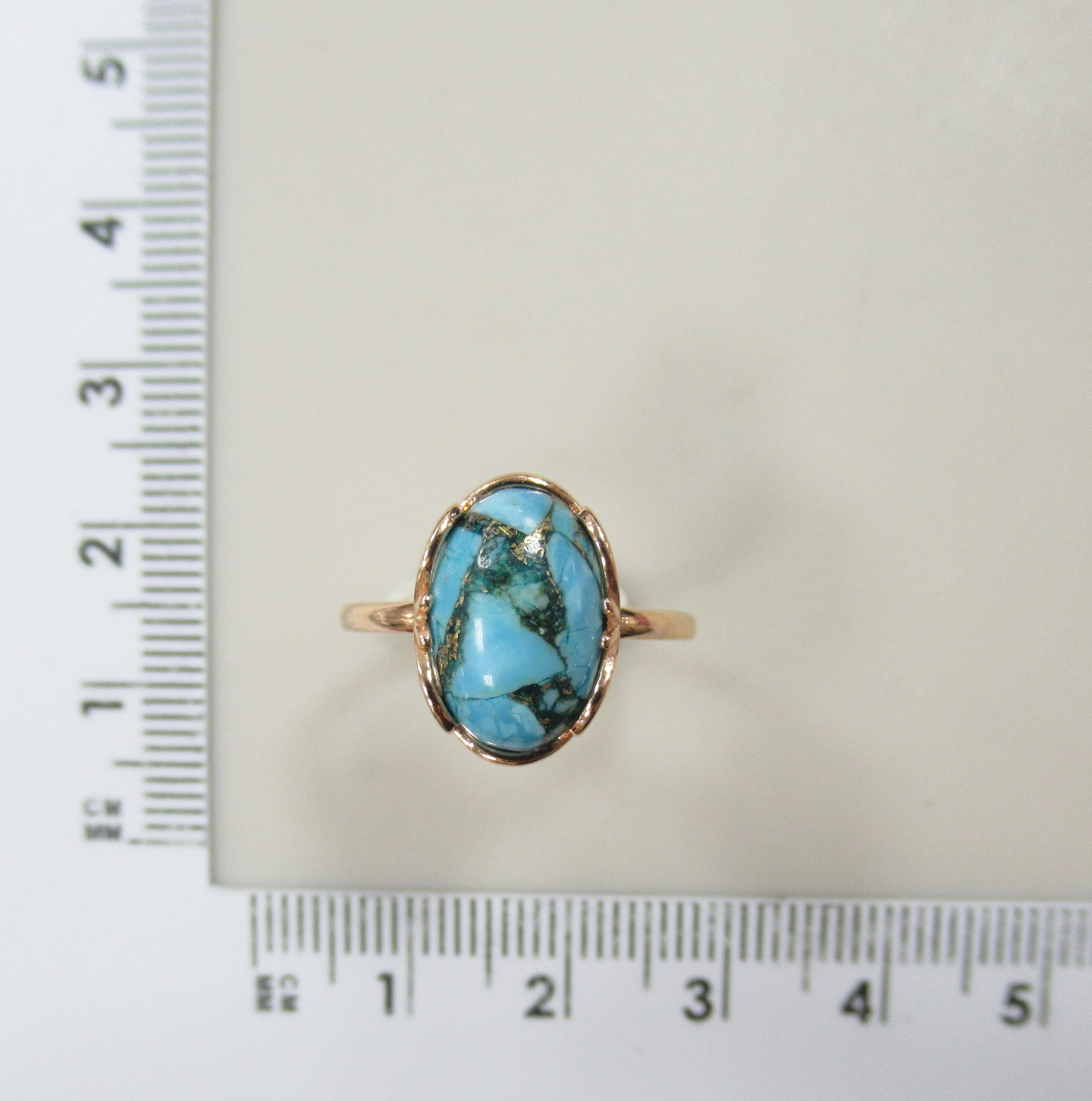 Серебряное кольцо с бирюзой